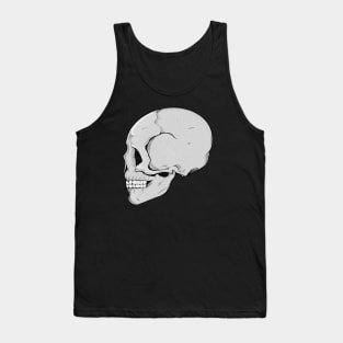 Skull (white background) Tank Top